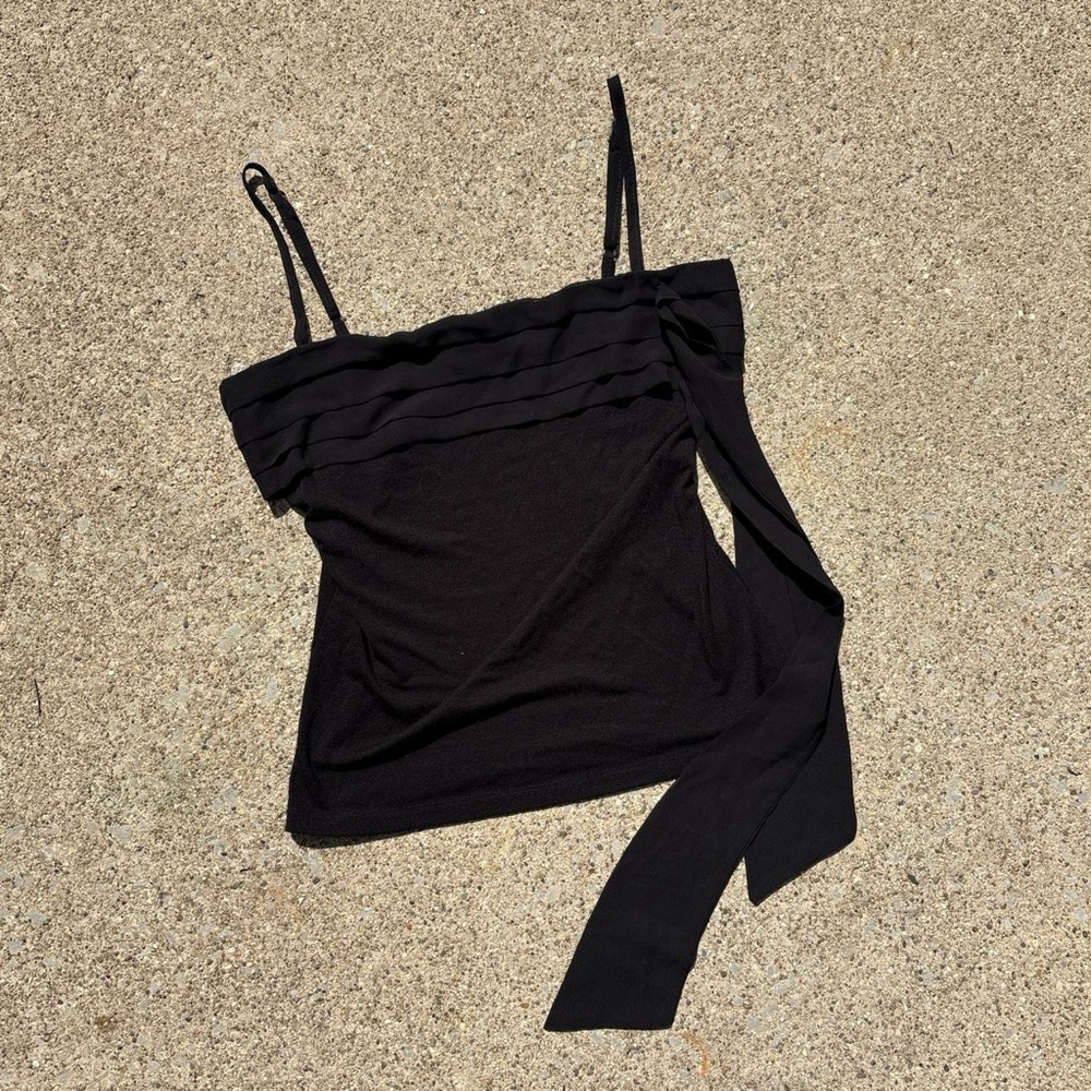 Vintage Y2K black top by the brand Necessary Objects